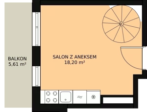 2 pokoje, mieszkanie 35,91 m², piętro 2, oferta nr 52, Mochtyńska, Warszawa, Białołęka, Kobiałka, ul. Mochtyńska 56