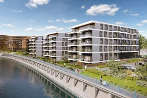 Apartamenty Nad Rzeką, nowe mieszkania, Dom Development, ul. Michalczyka 3, Stare Miasto, Wrocław