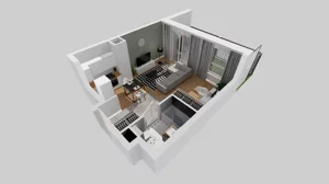 1 pokój, mieszkanie 31,25 m², parter, oferta nr A/1, Braniborska 80, Wrocław, Stare Miasto, ul. Braniborska 80