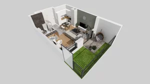1 pokój, mieszkanie 31,25 m², parter, oferta nr A/1, Braniborska 80, Wrocław, Stare Miasto, ul. Braniborska 80