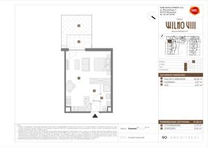 1 pokój, mieszkanie 37,80 m², parter, oferta nr D/8, Osiedle Wilno 8.1.2, Warszawa, Targówek, Elsnerów, ul. Bukowiecka