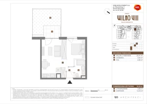 1 pokój, mieszkanie 32,24 m², parter, oferta nr D/55, Osiedle Wilno 8.1.2, Warszawa, Targówek, Elsnerów, ul. Bukowiecka