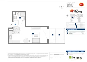 1 pokój, mieszkanie 30,44 m², piętro 1, oferta nr B/4, Osiedle przy Wielickiej etap 1.2, Kraków, Bieżanów-Prokocim, ul. M. Orwid