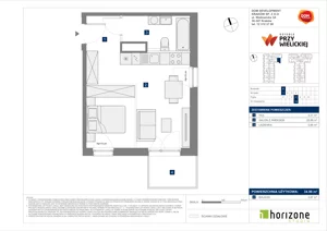 1 pokój, mieszkanie 34,96 m², piętro 3, oferta nr B/16, Osiedle przy Wielickiej etap 1.2, Kraków, Bieżanów-Prokocim, ul. M. Orwid