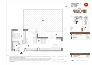 2 pokoje, mieszkanie 56,47 m², parter, oferta nr D/3, Osiedle Wilno 8.1.2, Warszawa, Targówek, Elsnerów, ul. Bukowiecka