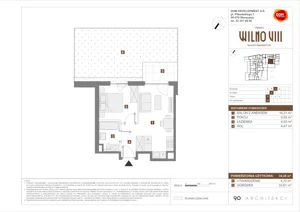 2 pokoje, mieszkanie 34,26 m², parter, oferta nr C/32, Osiedle Wilno 8.1.2, Warszawa, Targówek, Elsnerów, ul. Bukowiecka