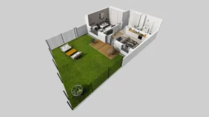 2 pokoje, mieszkanie 46,64 m², piętro 1, oferta nr W/5, Wille Biskupin 2.1, Wrocław, Biskupin-Sępolno-Dąbie-Bartoszowice, Śródmieście, ul. K. Olszewskiego