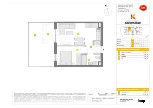 2 pokoje, mieszkanie 33,80 m², parter, oferta nr A/8, Apartamenty Kamieńskiego, Wrocław, Karłowice-Różanka, ul. Kamieńskiego 53a