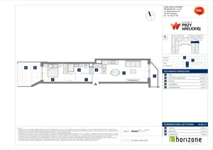 2 pokoje, mieszkanie 44,66 m², piętro 1, oferta nr B/123, Osiedle przy Wielickiej etap 1.2, Kraków, Bieżanów-Prokocim, ul. M. Orwid