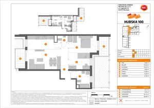 3 pokoje, mieszkanie 66,40 m², parter, oferta nr A/4, Hubska 100 etap 2, Wrocław, Huby, Krzyki, ul. Hubska 100