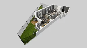 3 pokoje, mieszkanie 51,49 m², parter, oferta nr S/2, Wille Biskupin 2.1, Wrocław, Biskupin-Sępolno-Dąbie-Bartoszowice, Śródmieście, ul. K. Olszewskiego
