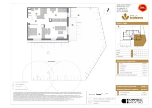 3 pokoje, mieszkanie 55,00 m², parter, oferta nr U/3, Wille Biskupin 2.1, Wrocław, Biskupin-Sępolno-Dąbie-Bartoszowice, Śródmieście, ul. K. Olszewskiego