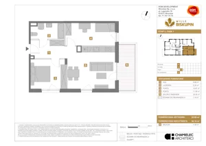3 pokoje, mieszkanie 55,00 m², piętro 1, oferta nr U/6, Wille Biskupin 2.1, Wrocław, Biskupin-Sępolno-Dąbie-Bartoszowice, Śródmieście, ul. K. Olszewskiego