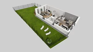 3 pokoje, mieszkanie 62,18 m², piętro 1, oferta nr W/4, Wille Biskupin 2.1, Wrocław, Biskupin-Sępolno-Dąbie-Bartoszowice, Śródmieście, ul. K. Olszewskiego