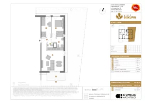 3 pokoje, mieszkanie 62,18 m², piętro 1, oferta nr W/4, Wille Biskupin 2.1, Wrocław, Biskupin-Sępolno-Dąbie-Bartoszowice, Śródmieście, ul. K. Olszewskiego
