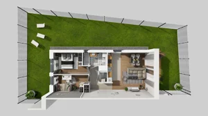 3 pokoje, mieszkanie 62,18 m², piętro 1, oferta nr W/4, Wille Biskupin 2.1, Wrocław, Biskupin-Sępolno-Dąbie-Bartoszowice, Śródmieście, ul. K. Olszewskiego