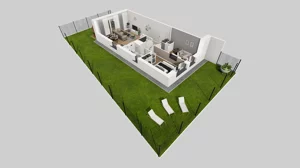 3 pokoje, mieszkanie 62,18 m², piętro 1, oferta nr W/4, Wille Biskupin 2.1, Wrocław, Biskupin-Sępolno-Dąbie-Bartoszowice, Śródmieście, ul. K. Olszewskiego