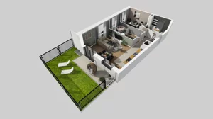 3 pokoje, mieszkanie 61,35 m², parter, oferta nr A/2, Apartamenty nad Oławką, Wrocław, Przedmieście Oławskie, Krzyki, ul. Krakowska 98