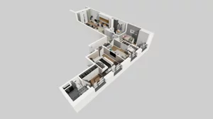 4 pokoje, mieszkanie 72,80 m², piętro 2, oferta nr A/49, Mokotów Sportowy 3, Warszawa, Mokotów, Augustówka, ul. Antoniewska