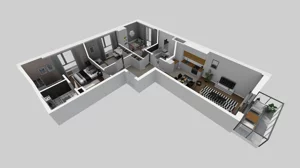 4 pokoje, mieszkanie 72,39 m², piętro 1, oferta nr A/39, Osiedle Bokserska 71, Warszawa, Ursynów, Wyczółki, ul. Bokserska 71