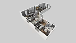 4 pokoje, mieszkanie 72,39 m², piętro 1, oferta nr A/39, Osiedle Bokserska 71, Warszawa, Ursynów, Wyczółki, ul. Bokserska 71