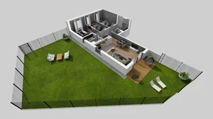 4 pokoje, mieszkanie 77,24 m², piętro 1, oferta nr W/6, Wille Biskupin 2.1, Wrocław, Biskupin-Sępolno-Dąbie-Bartoszowice, Śródmieście, ul. K. Olszewskiego