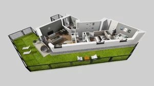 4 pokoje, mieszkanie 61,92 m², parter, oferta nr A/59, Apartamenty nad Oławką, Wrocław, Przedmieście Oławskie, Krzyki, ul. Krakowska 98