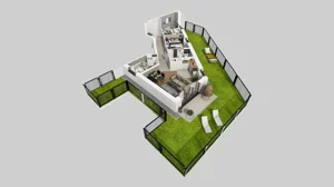 4 pokoje, mieszkanie 61,92 m², parter, oferta nr A/59, Apartamenty nad Oławką, Wrocław, Przedmieście Oławskie, Krzyki, ul. Krakowska 98