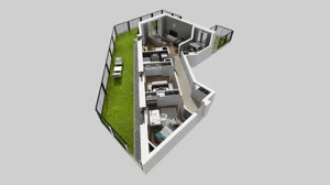 4 pokoje, mieszkanie 61,92 m², parter, oferta nr A/59, Apartamenty nad Oławką, Wrocław, Przedmieście Oławskie, Krzyki, ul. Krakowska 98