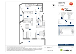 4 pokoje, mieszkanie 91,74 m², piętro 5, oferta nr B/75, Osiedle przy Wielickiej etap 1.2, Kraków, Bieżanów-Prokocim, ul. M. Orwid