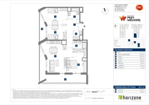4 pokoje, mieszkanie 90,21 m², piętro 5, oferta nr B/150, Osiedle przy Wielickiej etap 1.2, Kraków, Bieżanów-Prokocim, ul. M. Orwid
