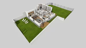 5 pokoi, mieszkanie 101,66 m², parter, oferta nr S/3, Wille Biskupin 2.1, Wrocław, Biskupin-Sępolno-Dąbie-Bartoszowice, Śródmieście, ul. K. Olszewskiego