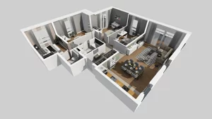 5 pokoi, mieszkanie 101,66 m², piętro 2, oferta nr S/9, Wille Biskupin 2.1, Wrocław, Biskupin-Sępolno-Dąbie-Bartoszowice, Śródmieście, ul. K. Olszewskiego