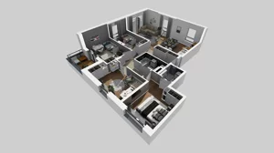 5 pokoi, mieszkanie 101,66 m², piętro 2, oferta nr S/9, Wille Biskupin 2.1, Wrocław, Biskupin-Sępolno-Dąbie-Bartoszowice, Śródmieście, ul. K. Olszewskiego