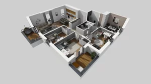 5 pokoi, mieszkanie 101,66 m², piętro 2, oferta nr S/9, Wille Biskupin 2.1, Wrocław, Biskupin-Sępolno-Dąbie-Bartoszowice, Śródmieście, ul. K. Olszewskiego