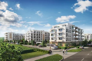 Metro Zachód 8 bud. E-H, nowe mieszkania, Dom Development, ul. Jana Heweliusza, Bemowo (Chrzanów), Warszawa