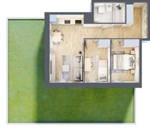 3 pokoje, mieszkanie 49,08 m², parter, oferta nr I/37, Neo Nova Ochota, Warszawa, Włochy, Raków, ul. Łopuszańska 36A