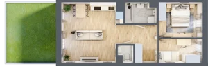 3 pokoje, mieszkanie 54,71 m², parter, oferta nr XI/74, Metro Art 11, Warszawa, Praga Południe, Kamionek, ul. Żupnicza / Chodakowska