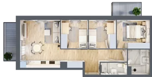 4 pokoje, mieszkanie 62,82 m², piętro 2, oferta nr VIII/26, Nova Viva Garden 8, Warszawa, Białołęka, Brzeziny, ul. Włodkowica 11D