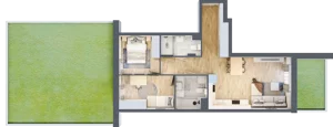 3 pokoje, mieszkanie 58,17 m², parter, oferta nr VIII/61, Nova Viva Garden 8, Warszawa, Białołęka, Brzeziny, ul. Włodkowica 11D