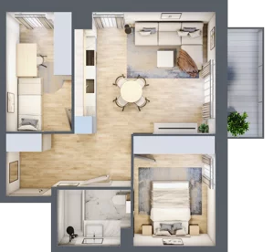 3 pokoje, mieszkanie 51,23 m², piętro 3, oferta nr VIII/30, Nova Viva Garden 8, Warszawa, Białołęka, Brzeziny, ul. Włodkowica 11D