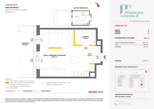 1 pokój, mieszkanie 34,81 m², piętro 2, oferta nr C2/170, Miasteczko Julianów 2, Julianów, ul. Architektów