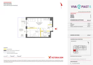 2 pokoje, mieszkanie 36,54 m², parter, oferta nr V/5, Viva Piast 5, Kraków, Mistrzejowice, ul. Powstańców