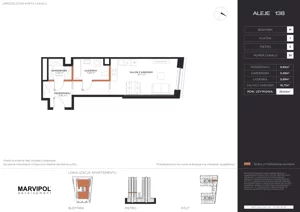 1 pokój, apartament 39,04 m², piętro 5, oferta nr A/M036, Aleje 138, Warszawa, Ochota, Stara Ochota, ul. Aleje Jerozolimskie 138