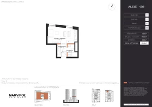 1 pokój, apartament 25,88 m², piętro 6, oferta nr B/M265, Aleje 138, Warszawa, Ochota, Stara Ochota, ul. Aleje Jerozolimskie 138