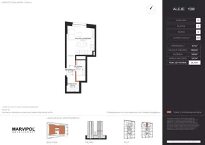 1 pokój, apartament 26,72 m², piętro 6, oferta nr B/M266, Aleje 138, Warszawa, Ochota, Stara Ochota, ul. Aleje Jerozolimskie 138