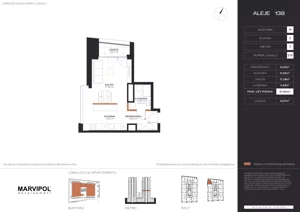 1 pokój, apartament 37,80 m², piętro 7, oferta nr B/M275, Aleje 138, Warszawa, Ochota, Stara Ochota, ul. Aleje Jerozolimskie 138