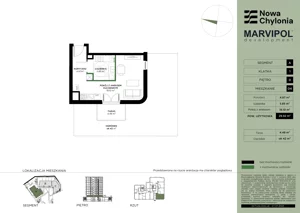 1 pokój, apartament 29,92 m², parter, oferta nr A/A1-0-04, Nowa Chylonia, Gdynia, Chylonia, Chylonia, ul. Pucka 4