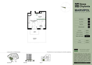 1 pokój, apartament 26,41 m², parter, oferta nr A/A2-0-02, Nowa Chylonia, Gdynia, Chylonia, Chylonia, ul. Pucka 4