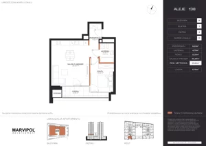 2 pokoje, apartament 53,62 m², piętro 2, oferta nr A/M011, Aleje 138, Warszawa, Ochota, Stara Ochota, ul. Aleje Jerozolimskie 138